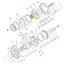 Шестерня солнечная SHANTUI 16Y-15-00057 схема